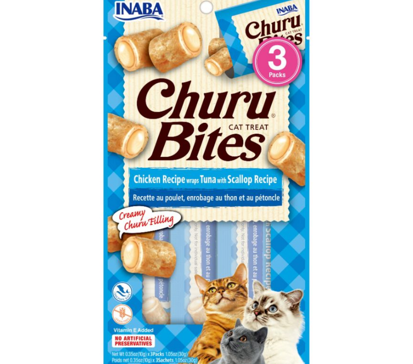 Churu Bites x 3 Chicken Tuna With Scallop