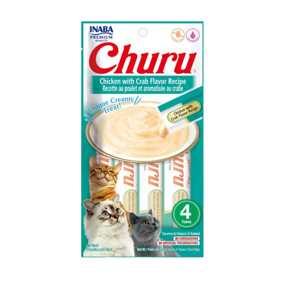 Churu Cat Snack Chicken - Crab (Pollo y Cangrejo) 56gr