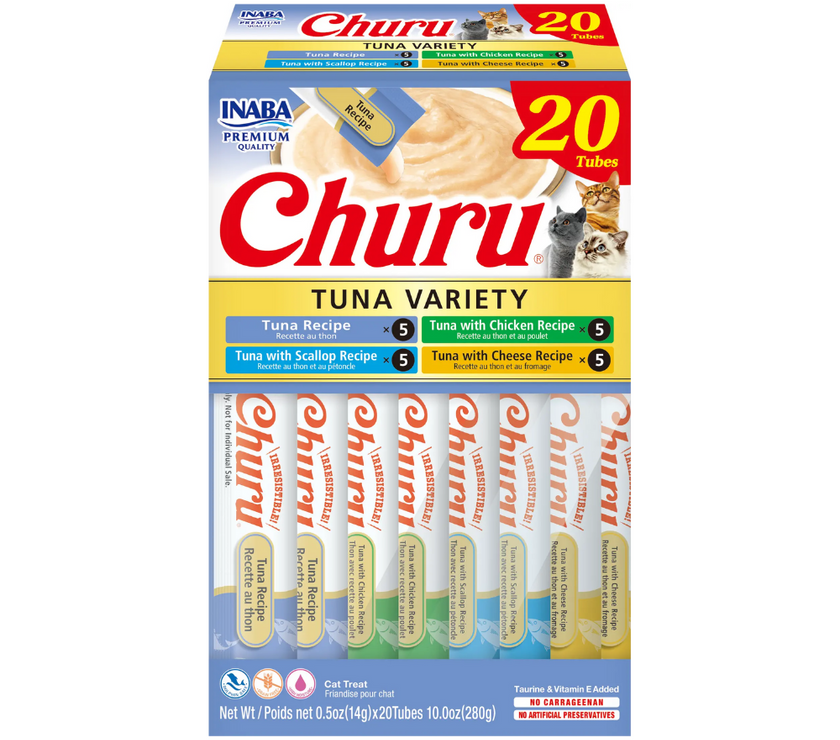 Churu Cat Snack Tuna & Chicken Varieties x Unidad