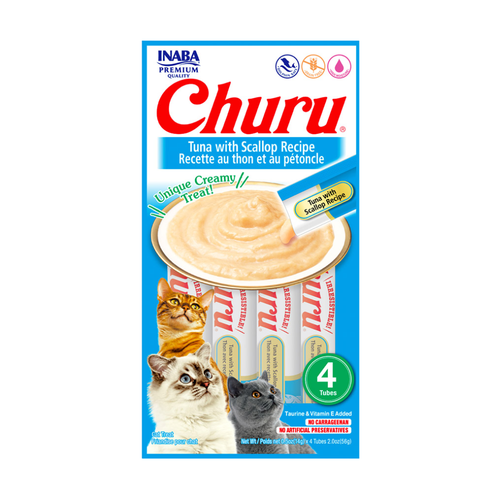 Churu Cat Tuna - Scallop Atun y Viera 56 gr