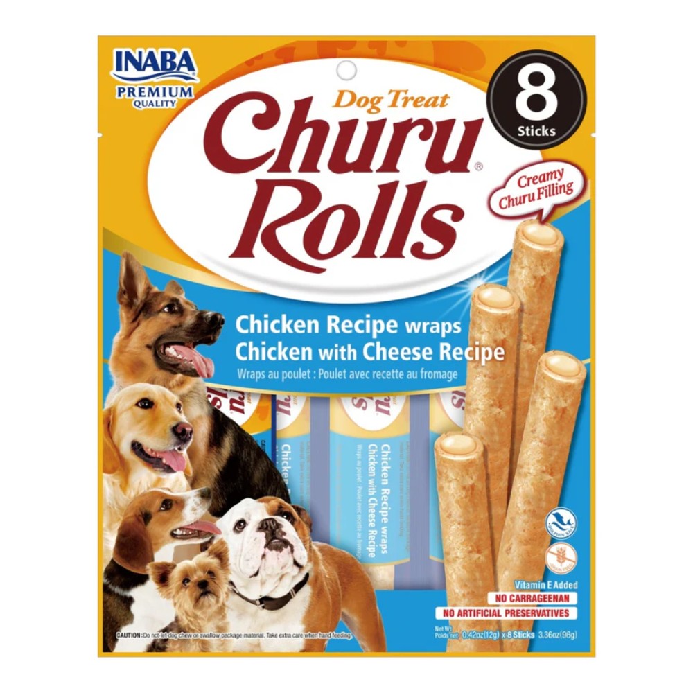 Churu Rolls Dog Chicken  96 Gr x 8 Und