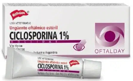 Ciclosporina Ungüento Oftálmico Perro y Gato 1% 3.5mg