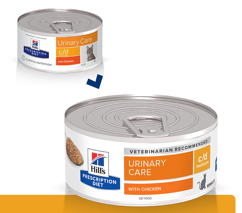 Comida Húmeda para Gato Hills Prescription Multicare Chicken c/d 5,5 Onz