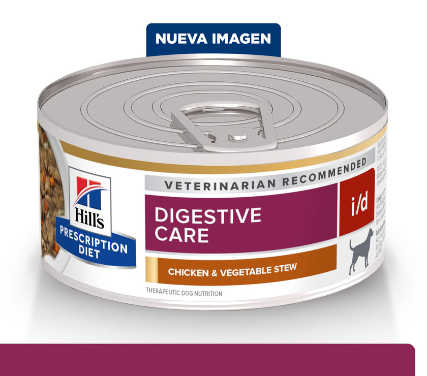 Comida Húmeda para Perros Hills Prescription Digestive Care Pollo y Vegetales i/d 5.5 Onz