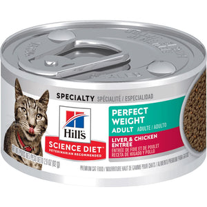 Hill's Perfect Weight alimento húmedo control de peso para gato adulto 2,9 Oz (82g)
