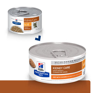 Comida Húmeda  para gatos Hills Prescription Diet K/D Cuidado Renal 5,5 Onz