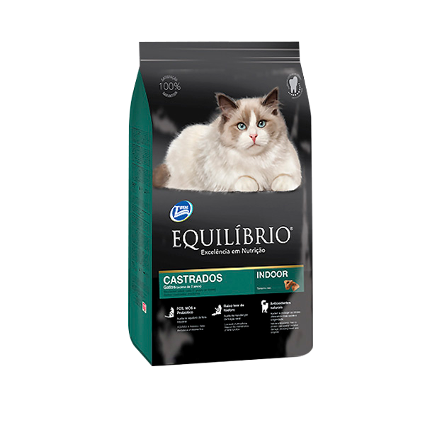 Comida para gato Equilibrio Adulto Castrad +7 1,5Kg