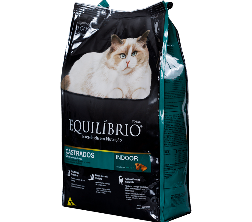 Comida para gato Equilibrio Adulto Castrad +7 1,5Kg