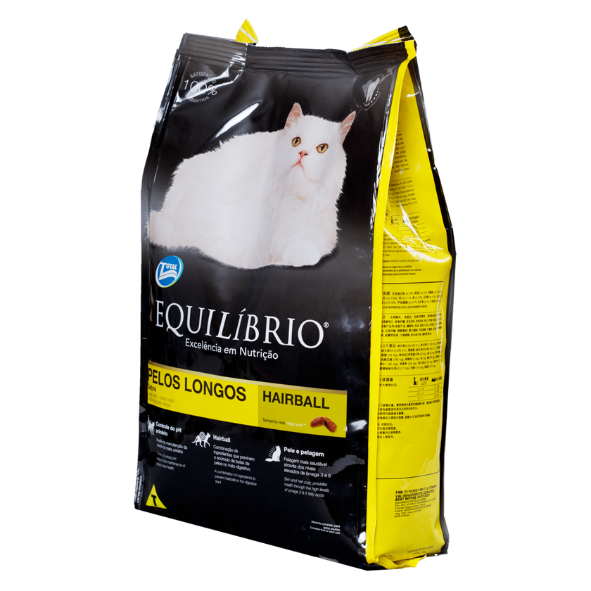 Comida para gato Equilibrio Adulto Pelos Largos