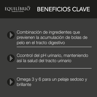 Comida para gato Equilibrio Adulto Pelos Largos