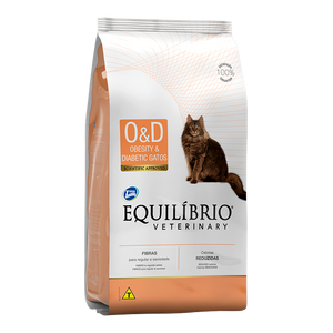 Comida para gato Equilibrio Veterinary Obesidad y Diabétes 2Kg