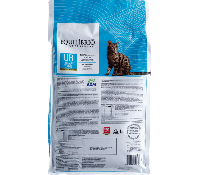 Comida para gato Equilibrio Veterinary Urinary 2kg