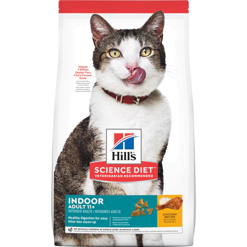 Comida para gato Hills Adultos 11+ Indoor 3.5 Lbs