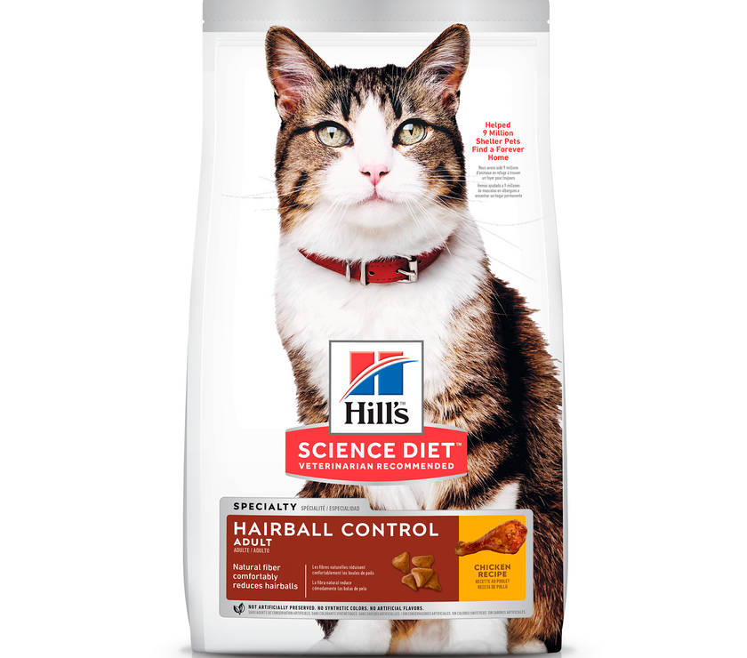 Comida para gato Hills Hairball Adulto