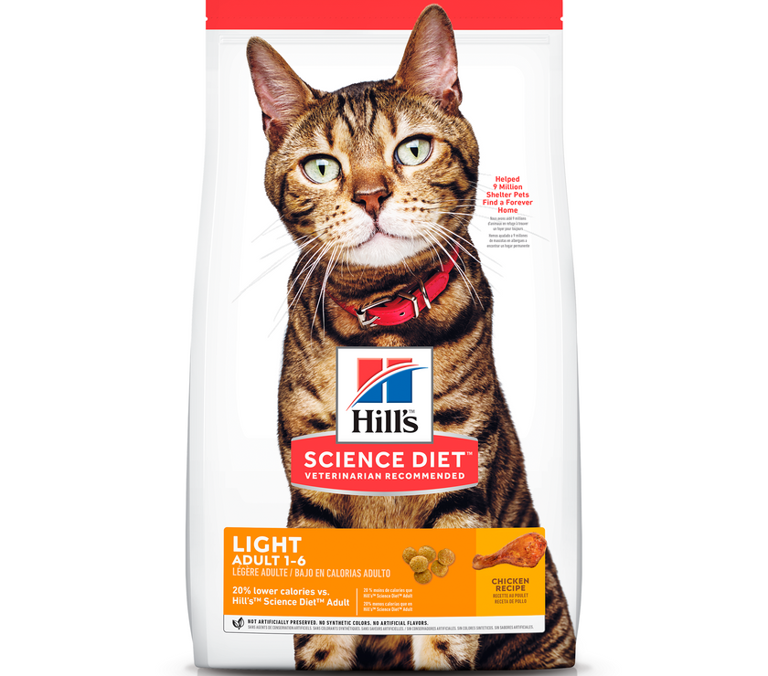 Comida para gato Hills Light Adulto