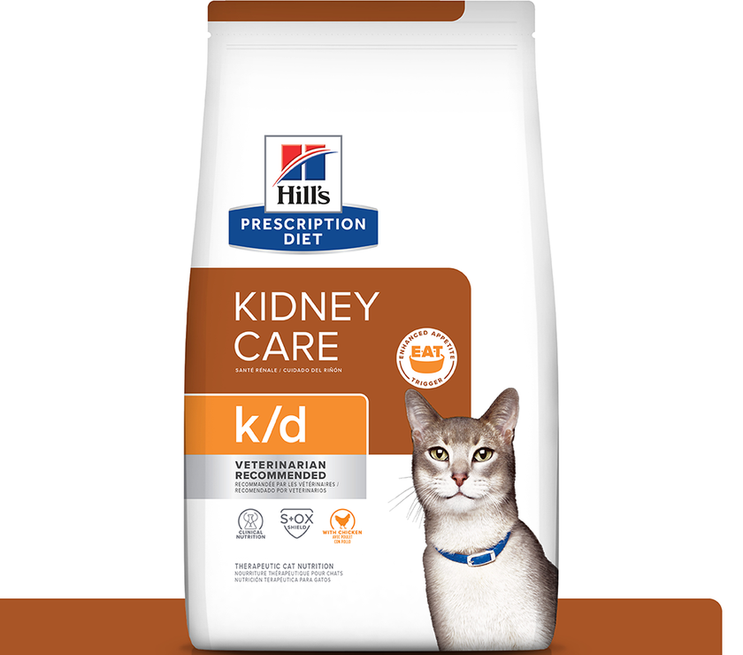 Comida para gato Hills Prescription Cuidado Renal k/d 4Lbs