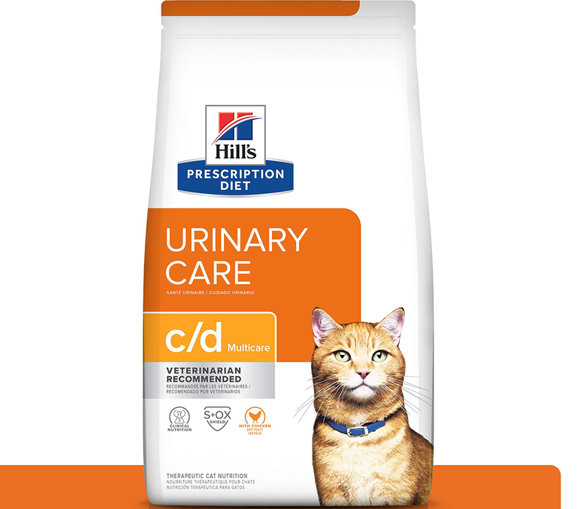 Comida para gato Hills c/d Multicare Pollo 4 Lbs