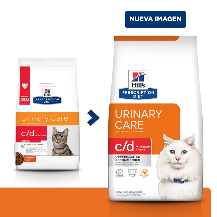 Comida para gato Hills Multicare Strees Pollo 4 Lb