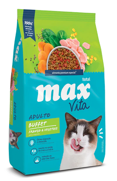 Comida Para Gato Max Vita Adulto Buffet Pollo y Vegetales 20 kg