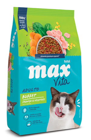 Comida Para Gato Max Vita Adulto Buffet Pollo y Vegetales 20 kg