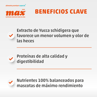 Comida para perro Max Máximo Desempeño Carne 15Kg