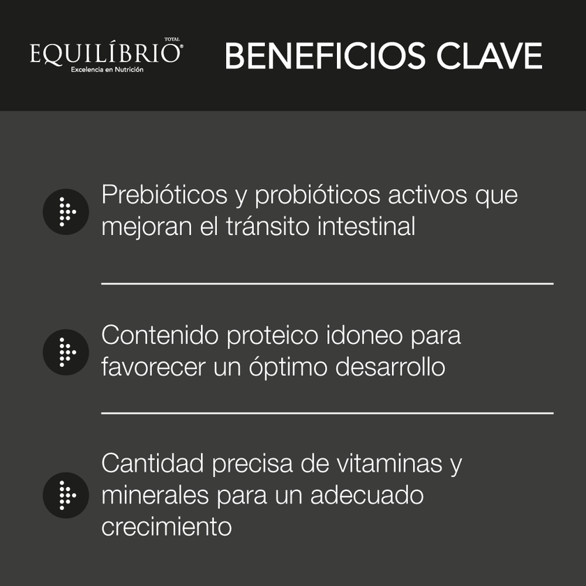 Comida para perro Equilibrio Filhote Razas Pequeñas