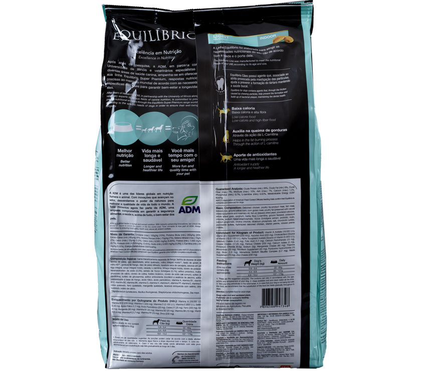Comida para perro Equilibrio Light Razas Pequeñas 2Kg