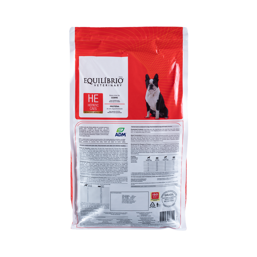 Comida para perro Equilibrio Veterinary  Hepatic