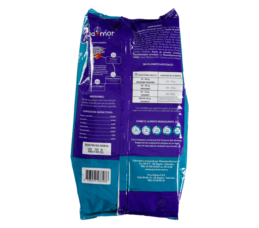 Comida Para Perro Guaumor Adulto Razas Medianas Y Grandes