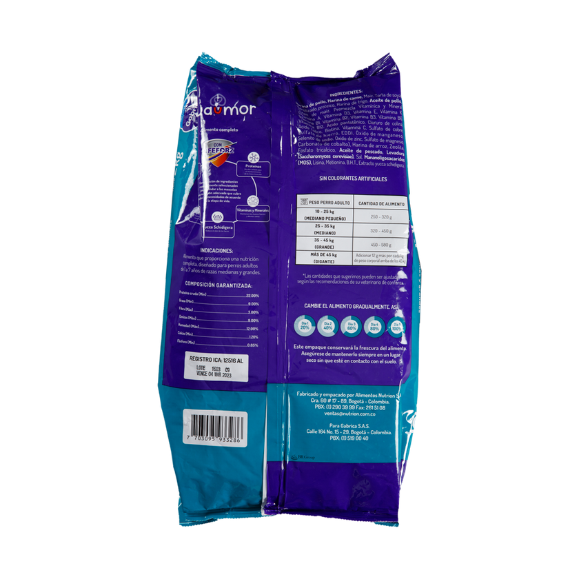 Comida Para Perro Guaumor Adulto Razas Medianas Y Grandes