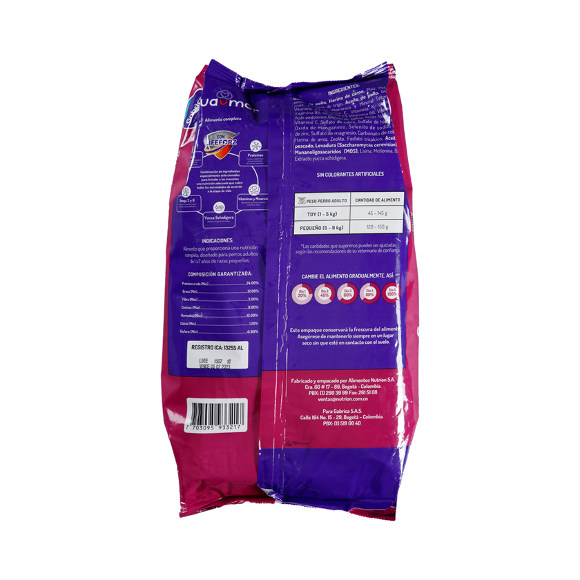 Comida Para Perro Guaumor Adulto Razas Pequeñas