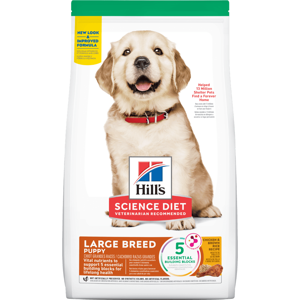 Hill's Science Diet puppy comida para perro cachorro razas grandes