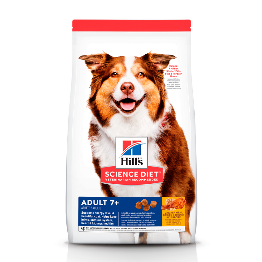 Comida Para Perro Hills Ob 7+ Razas Medianas Pollo