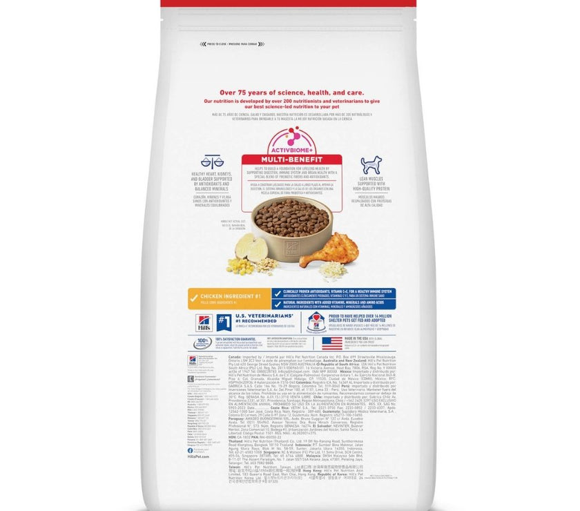 Hill's Science Diet Adult 7+ comida para perro senior sabor pollo