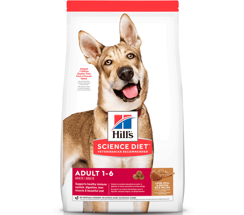 Hill's Science Diet Adult comida para perro adulto sabor cordero 33 Lb (14,9Kg)