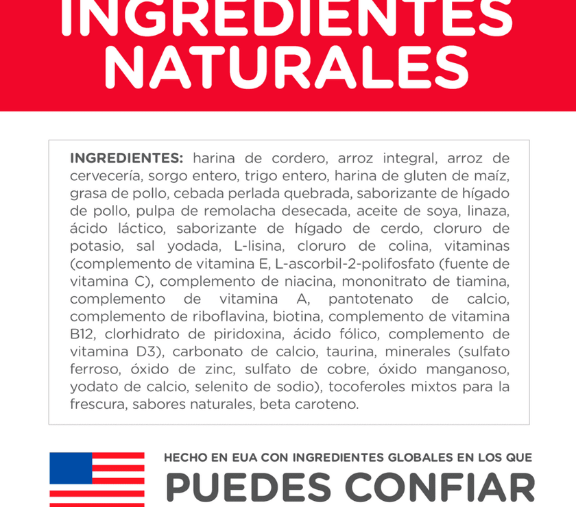 Hill's Science Diet Adult comida para perro adulto sabor cordero 33 Lb (14,9Kg)