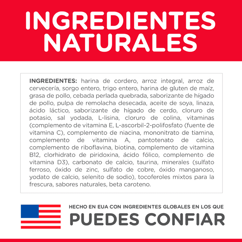 Hill's Science Diet Adult comida para perro adulto sabor cordero 33 Lb (14,9Kg)