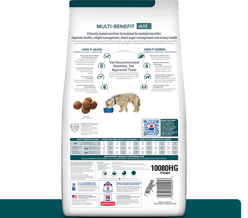 Comida Para Perro Hills Prescription Diet Multibenefit W/D Pollo