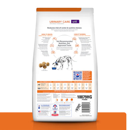 Comida para perro Hills Prescription  Urinary Care Urolitiasis u/d 8,5Lbs