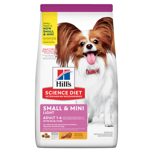 Comida para perro Hills Adulto Light Razas Miniatura 4,5Lb