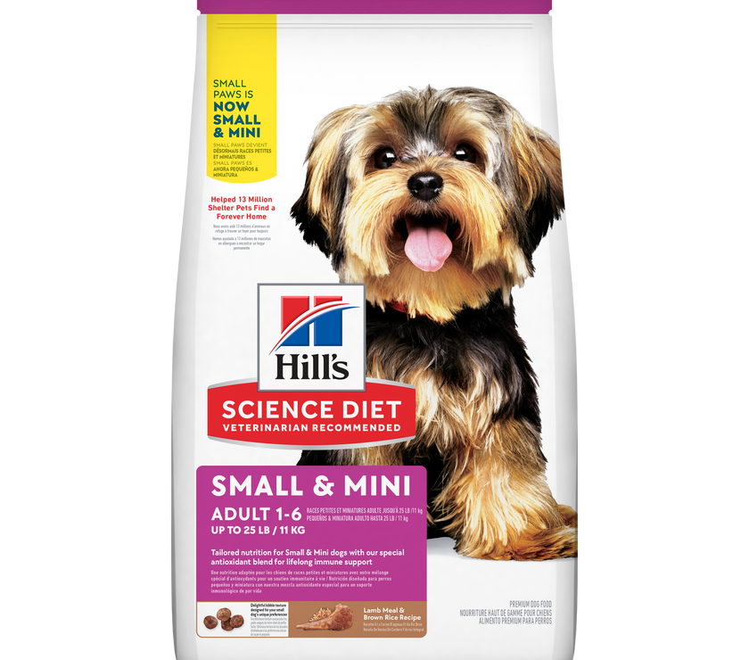 Comida para perro Hills Adulto Cordero Razas Miniatura