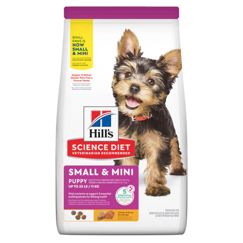 Comida para perros Hills Cachorros Razas Miniatura  4,5 Lbs