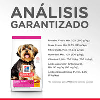 Comida para perros Hills Adulto Razas Miniatura  4,5 Lbs