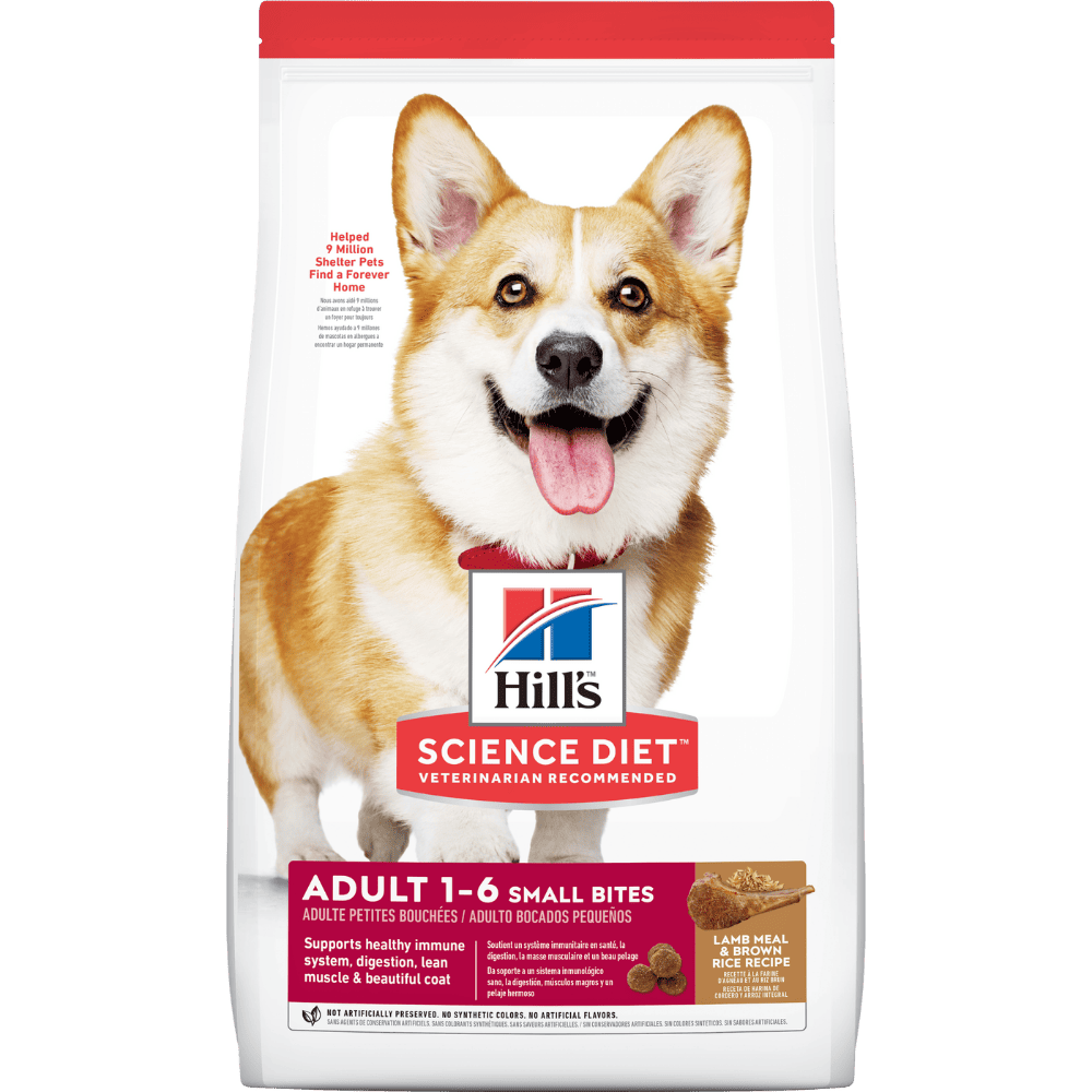Hill's Science Diet Adult comida para perro adulto raza pequeña sabor cordero 15.5 Lb