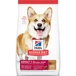 Hill's Science Diet Adult comida para perro adulto raza pequeña sabor cordero 15.5 Lb