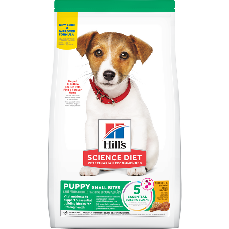 Comida para perro Hills Cachorros Raza Pequeña Small Bites 4.5 Lbs