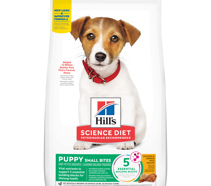 Comida para perro Hills Cachorros Raza Pequeña Small Bites 4.5 Lbs