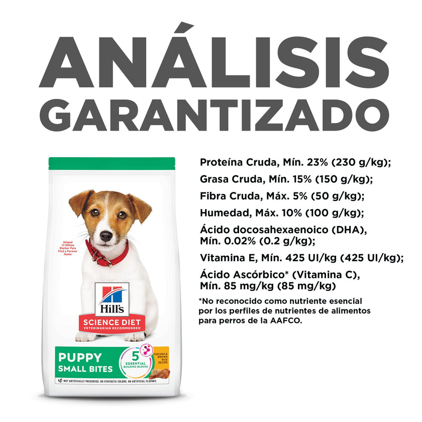 Comida para perro Hills Cachorros Raza Pequeña Small Bites 4.5 Lbs