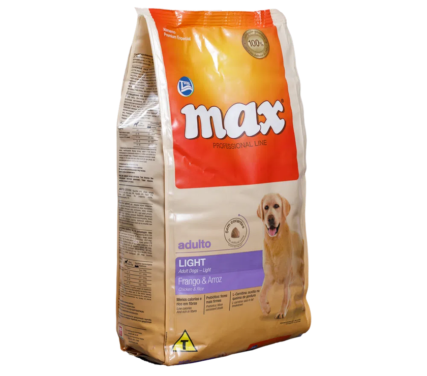 Comida para perro Max Adulto Light Pollo y Arroz