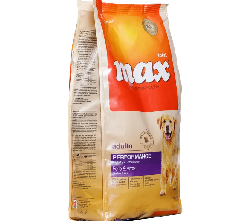 Promoción Comida para perro Max Performance Adulto Pollo 22Kg